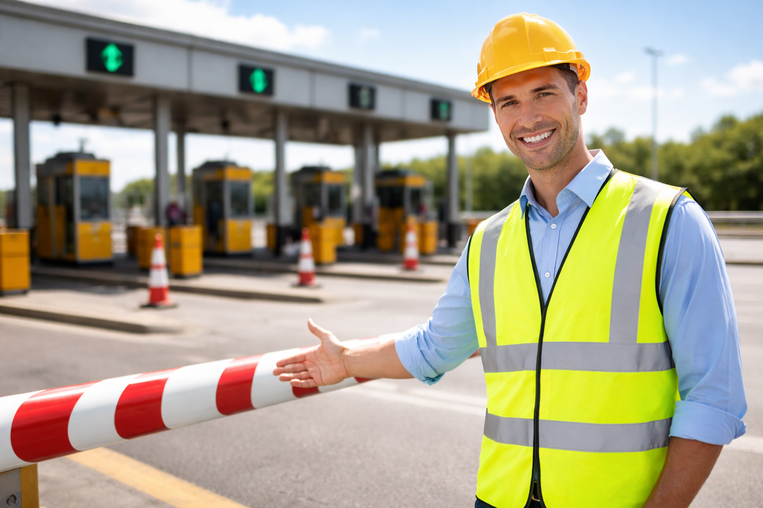Hastes de cancela Itamarati: resistência, durabilidade e alta visibilidade para um controle de acesso eficiente.