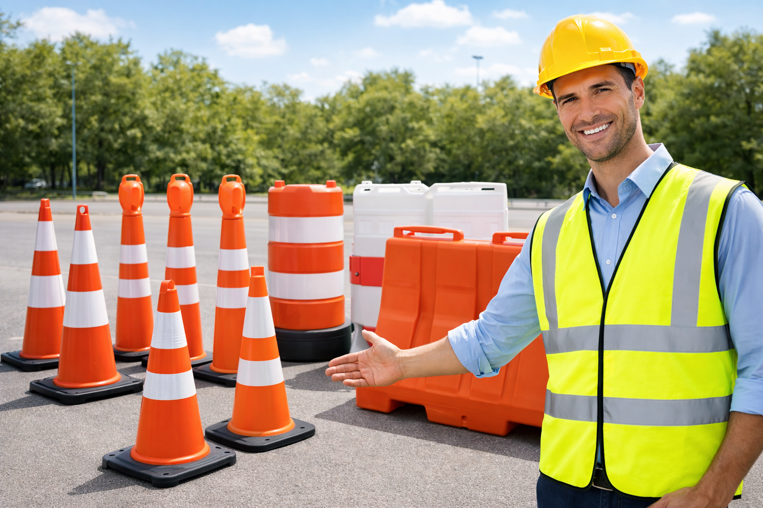 Segurança começa com a escolha certa. Conheça nossa linha completa de sinalização.